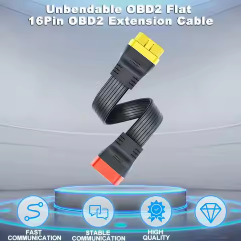 36cm Full Needle OBD2 16PIN Extension Cable for Launch 431 PRO3S+ for X431 PAD3 X431 PRO PRO3s OBD B