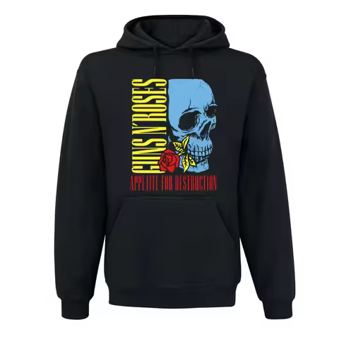Rare 2026 Guns N 'Roses Long-sleeved Men's Rock American Hooded Sweatshirt with Thickened Fleece Jac