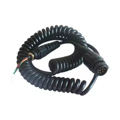 10pin Mic Microphone Cord W/GCIA Replacement Cable Wire RMN5052A For Motorola Radio M8268 M8220 M866