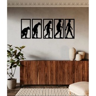 HUMAN EVOLUTION 3D WALL DECOR