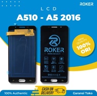 LCD TS SAMSUNG A510 - A5 2016 BUKAN OLED FULLSET ORIGINAL BY ROKER