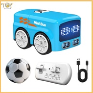 deveodo Colorful Led Toy Bus Gesture Control Toy Vehicle Remote Control Bus Toy with Gesture Control