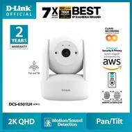 D-Link 2K Pan & Tilt Wi-Fi Smart Cloud Security IP Camera with Free Cloud Recording DCS-6501LH