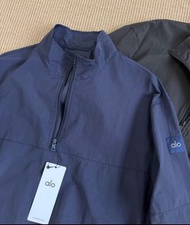 Alo Lightweight Nylon  Half-Zip Pullover 運動瑜伽透氣防風防潑水半拉鍊翻領夾克