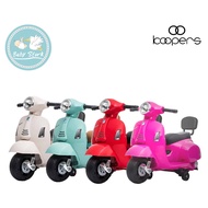 Koopers Mini Vespa 6V Electric Ride-On - Mint Green / Vanilla Cream / Pink / Red
