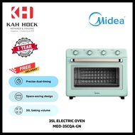 MIDEA MEO-35CQA-GN 35L LIGHT GREEN ELECTRIC OVEN - 1 YEAR WARRANTY