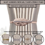 Luxury Hook Pengait Jepit Horden Gorden Emas Gold Silver Mewah Sultan