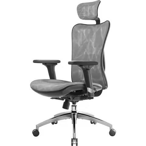 SIHOO M57 Ergonomic Mesh Office Chair, High Back Desk Chair with 3D Armrests, Lumbar & Headrest, Sup