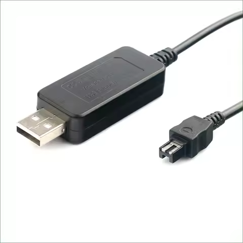 5V USB AC-L20 AC-L25 AC-L200 Power Adapter Charger Supply Cable For Sony DCR SR42 SR68E SX43E SX40 S