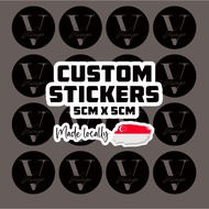 Customised Sticker - Up to 5cm x 5cm