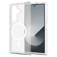 For Samsung Galaxy Z Fold 7 6 Casing Luxury Magnetic Wireless Charging Frosted Translucent Case Skin