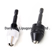 A.Quick Change Type 0.3-6.5mm Hex Shank Drill Chuck Three-Jaw Custom Twist Drill Chuck D0YB