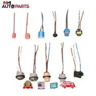 CAR HEADLIGHT BULB SOCKET FOR H1/H3/H4 CERAMIC/H4 ORI TYPE/H7/H8/H11/HB3/HB4/T10/T20 1 PIN & 2 PIN/1