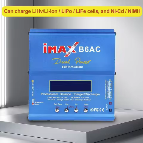 BC-4S15D 2-4S /IMAX B6 80W / B6AC 80W Lipo Battery Balance Charger for RC FPV Quadcopter Frame Drone