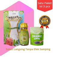 Singsetea Pelangsing 1 Paket Lengkap Viral Tiktok Evoil Chiamic Ori Slim And Beauty Diet Detox Herbal Penurun Berat Badan