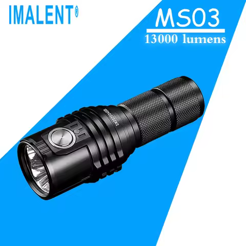 Imalent MS03 Type-C Rechargeable 21700 Battery LED Flashlight 13000 lumens Powerful EDC Torch Lanter