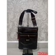 Kickers Leather Sling Bag
