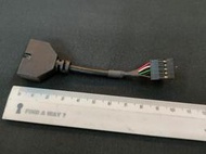 USB 3.0 19pin 轉接 USB 2.0 9pin 15公分 10公分 轉接頭 轉接線 線材