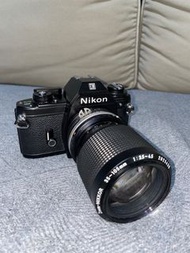 Nikon EM 單反菲林相機 + 鏡頭35-105mm