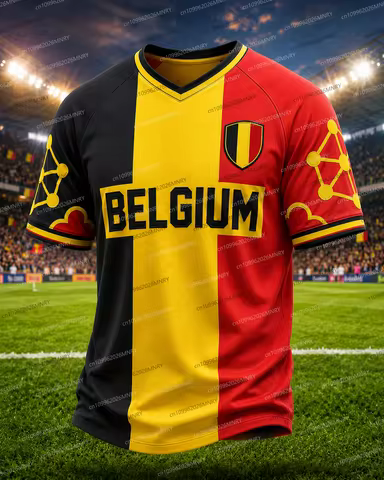 2026 Belgium Jersey Men's clothing Fan Jersey Summer Men Jersey Sports Quick Drying Training Uniform