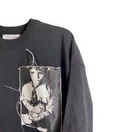 [i4p STUDIO] 1of1 remake Dark Punk Pin Print Patch Stitching Loose Short Sleeve T-Shirt