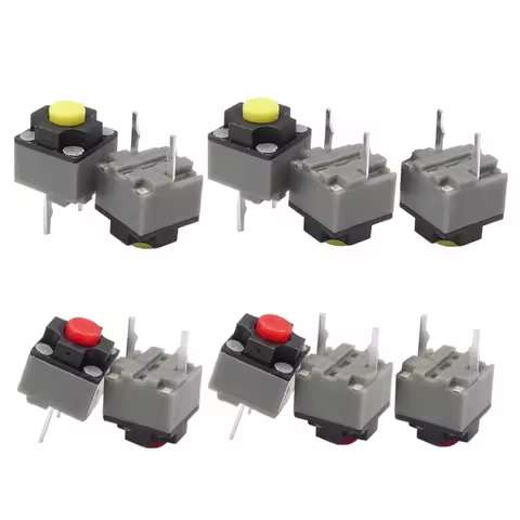 5PCS Mute Button 6x6x7.3 Silent Switch Wireless Mouse Mouse Button Micro Switch 6x6x7.3mm