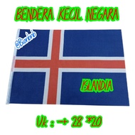ISLANDIA STATE FLAG SMALL FLAG STATE FLAG