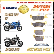 SUZUKI DISC BRAKE PADS  GIXXER 250 GIXXER 250 SF GOLD QUALITY HNL