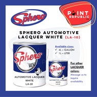 SPHERO Automotive Lacquer Series: Lacquer White / Primer Surfacer White / Spot Putty / Glazing Putty