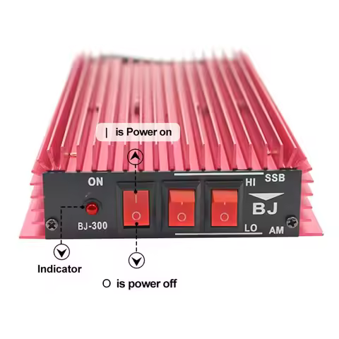 BJ300Plus BJ300 Plus BJ-300 3-30MHz CB Radio Power Amplifier Amp Module FM AM CW SSB 300W W/ Fan