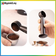 Mypink 2 In 1 Coffee Spoon 7g Standard Measuring Spoon Dual-use Bean Scoop Press Scoop Coffee Machin