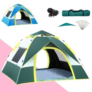 Tent outdoor portable folding sun protection automatic tent camping equipment canopy 3-4 people space 全自动帐篷 帐篷