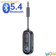 45YJXGUSHOP Airplane Wireless Adapter, 2 IN 1 Bluetooth 5.4 Audio Receiver Transmitter, Portable 3.5