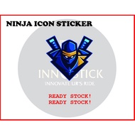 Ninja Icon Sticker Motor Sticker Helmet