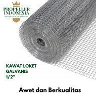 Kawat 1/2 inch Loket Galvanis Putih 1/2 Inch Kawat Ram Putih Kawat Ayam Kandang