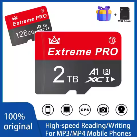 Original Extreme Pro Micro SD Card 128GB 256GB 64GB Memory Card U3 A2 V30 A1 Transflash TF Card 512G