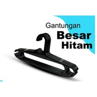GANTUNGAN Black Plastic Clothes Hanger, size 42cm, calista