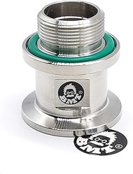 Adapter to KF25 1"-20 Threads fits (New Style) Pump Models 1402 1405 1376 P/N Welch 1393G…