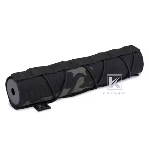 KRYDEX 22CM Muffler Protective Case For Surefire FA762K Tactical Shooting Suppressor Nylon Silencer 