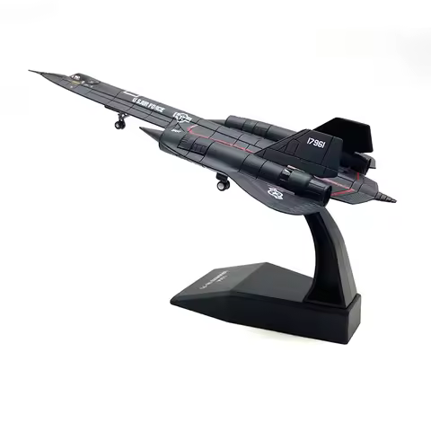 JASON TUTU 1/144 Scale US Air Force SR-71 Blackbird Reconnaissance Aircraft Alloy Model Diecast Airp