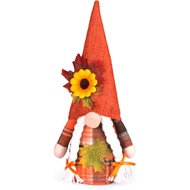 Thanksgiving Gnomes Handmade Fall Gnomes Scandinavian Swedish Figurines Plush Ornaments for Kitchen 