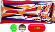 สติ๊กเกอร์ TENA RS ปี 1996 สติ๊กเกอร์ติดรถมอไซค์ เทน่า RS ปี 96 (สีสวย สีสด สีไม่เพี้ยน)