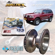Toyota Land Cruiser HDJ80 WALDEX Performance Brake Disc Rotor