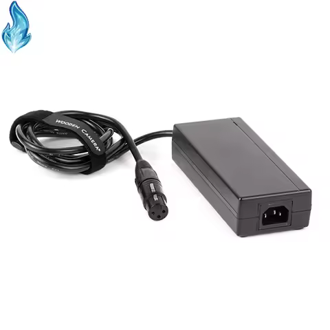 24V 9A Adapter to 3-pin XLR Female Connector 3-pin XLR Cable is Suitable for 24V 9A Camera Adapter