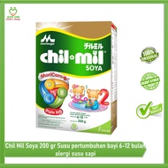 Chilmil/Chil Mil Soya 200 gr Susu pertumbuhan bayi 6-12 bulan alergi susu sapi