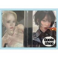 aespa whiplash warner trading card winter 2 types + album[direct from japan]