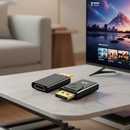 4K Hi-Res DPHDMI,DisplayPortHDTV  Penyesuai DP ke HDMI 4K Hi-Res, Penukar Profesional PaparanPort ke