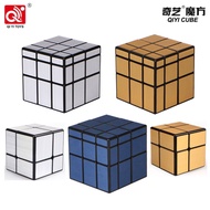 Qiyi Mirror Cube Mirror Blocks 2x2x2 3x3x3 Mirror Speed Cube Mirrored Cube Puzzle Silver Gold