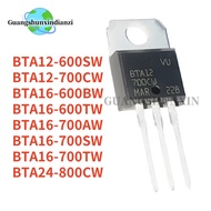 1-5PCS BTA16-600BW BTA12-700CW BTA12-600SW BTA24-800CW BTA16-600TW  TO-220 field-effect transistor