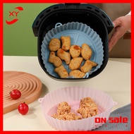 XY Air Fryer Silicone Pot Multifunctional Air Fryer Basket Liners Air Fryers Oven Tools For Bread Fried Chicken Pizza